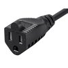 Monoprice Power Adapter Cord Cable Black, 6 ft. 1303